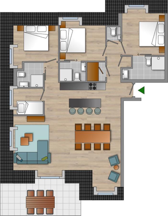 Superior Apartment mit Sauna
